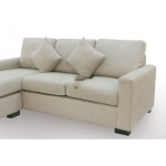 Zetland Fabric 3 Seat L shape Sofa with chaise